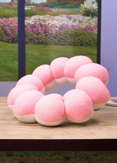 Coussin malin multiposition Blanc/Rose
