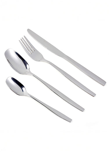 Ménagère 24 pièces inox brillant, Cléa Gris
