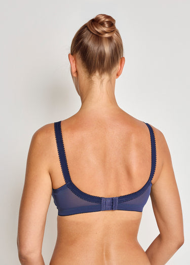 Soutien-gorge Coeur Croisé sans armatures Marine