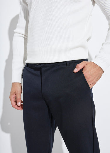 Pantalon coupe casual chic Marine