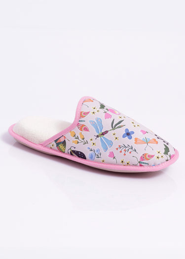 Chaussons mules souples largeur confort Beige