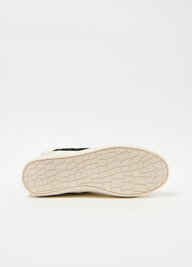 Baskets tendance montantes multi matière Beige