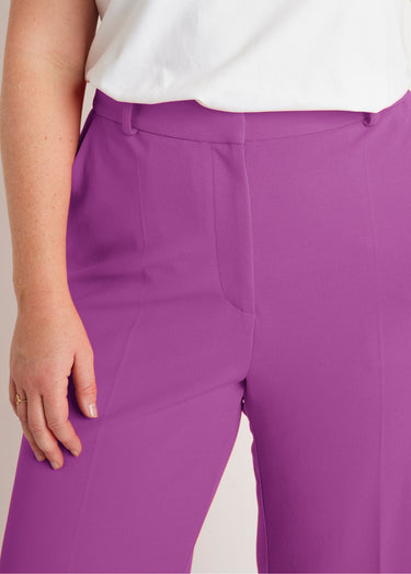 Pantalon fluide large Violet