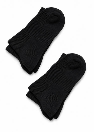 Mi-bas effet massant - lot de 2 paires Noir Lot 2