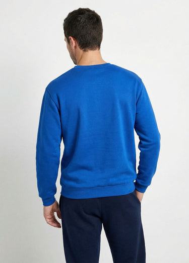 Sweat molleton col rond Indigo
