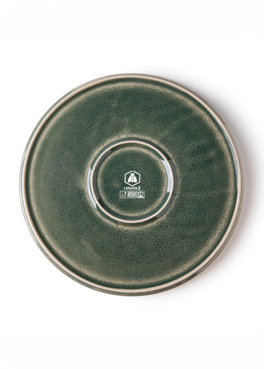 Service de table grès émaillé 12 pièces clair Vert
