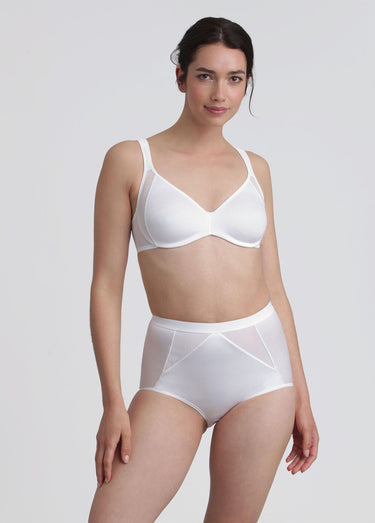 Gaine-culotte taille haute maintien Blanc