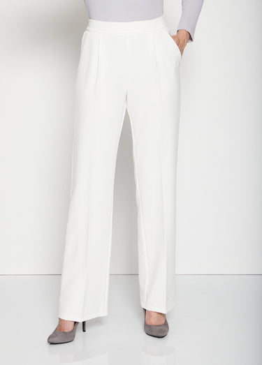 Pantalon uni large et fluide Naturel