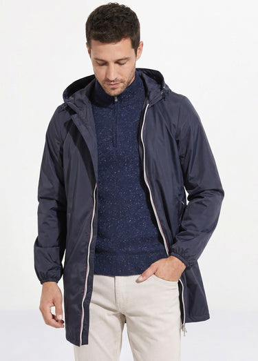 Parka longue déperlante tendance Marine