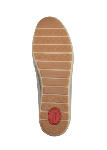 Mocassins confort cuir semelle compensée Dore
