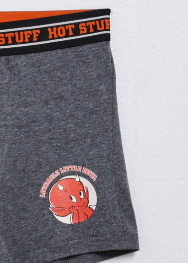 Boxer homme avec licence Hot Stuff Gris Fonce