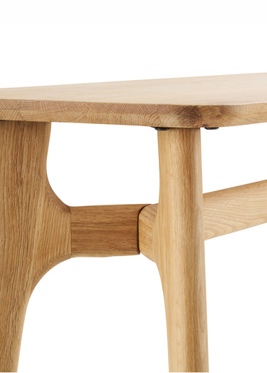 Console en chêne plaqué naturel RENNES Beige