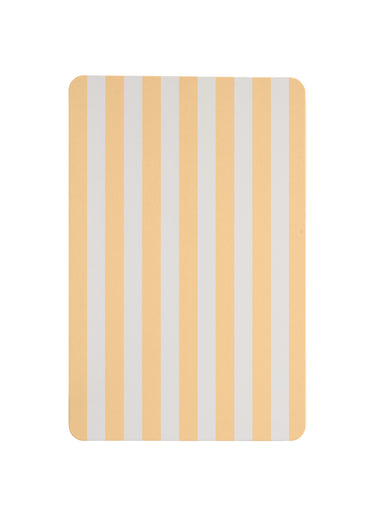 Tapis de bain rayé en diatomite Jaune