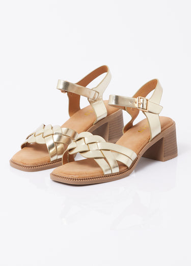 Sandales talon haut, brides fantaisie Dore
