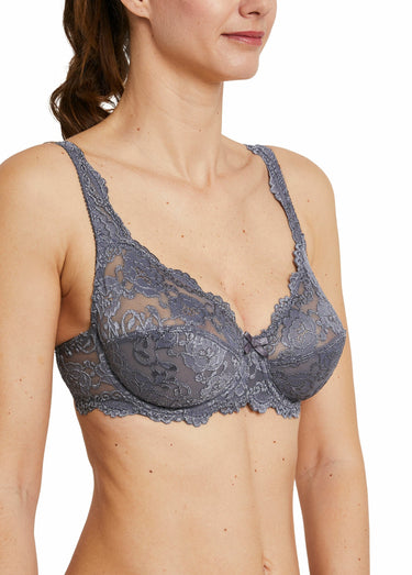 Soutien-gorge dentelle avec armatures Gris