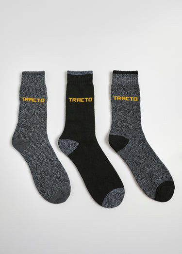 Chaussettes de travail assorties Gris