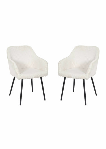 Fauteuils compacts en velours cotelé, 2T Beige