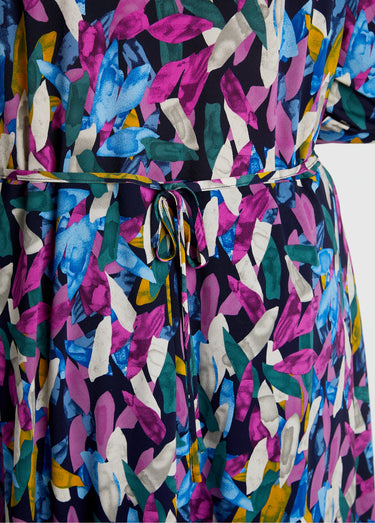 Robe courte cache-coeur imprimée Imprime Parme