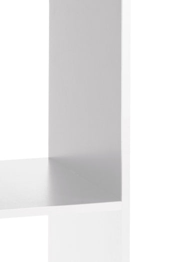 Module étagère 3 cases en mélaminé Blanc