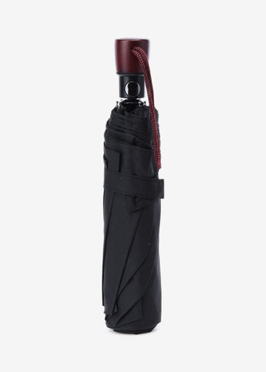 Parapluie pliant automatique dragonne Noir