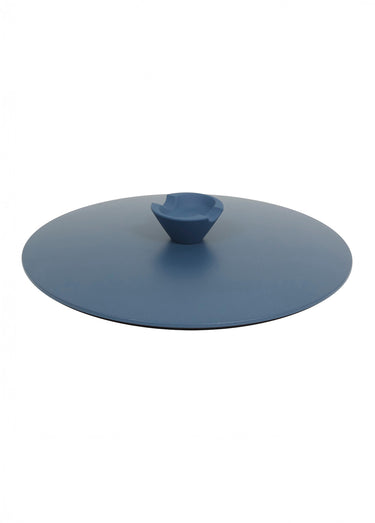 Sauteuse alu + panier vapeur + couvercle + cuillère Bleu