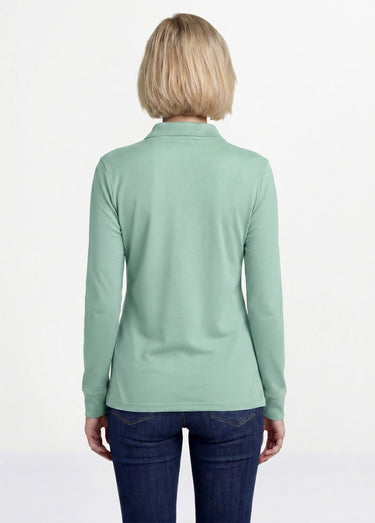 Sous-pull chaud col roulé maille interlock unie Vert