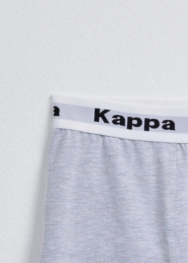 Boxer uni coton mélangé, thème épuré Gris