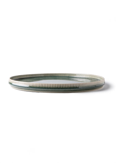 Service de table grès émaillé 12 pièces clair Vert