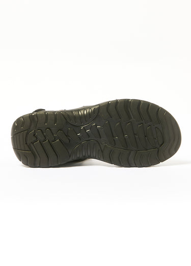 Sandales confortables cuir, 3 brides Marron