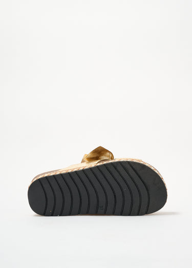 Mules avec noeud et semelle fantaisie Dore