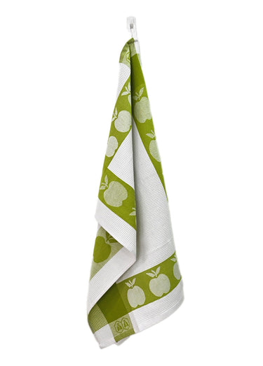 Lot de 3 torchons jacquard assortis, Carré 2V Vert