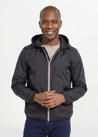 Parka courte déperlante tendance Noir