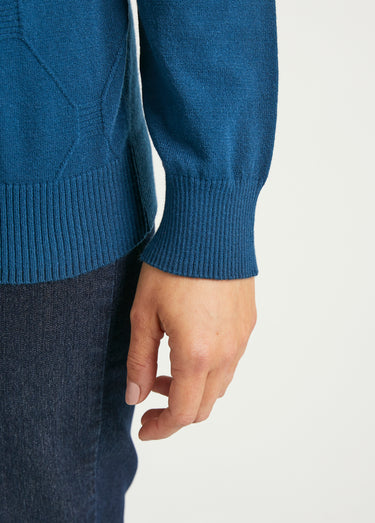 Gilet cardigan uni boutonné modal mélangé Canard