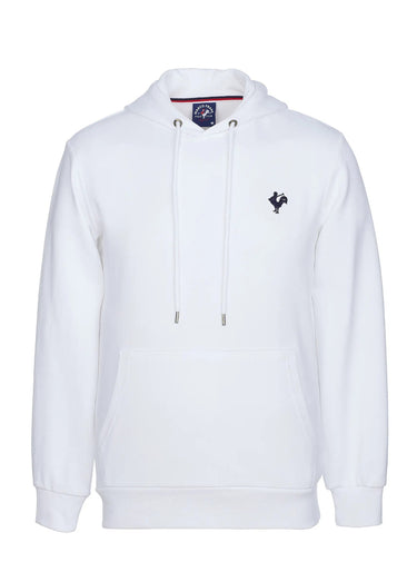 Sweat shirt à capuche poche kangourou Blanc