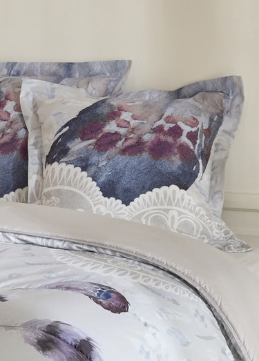 Couette microfibre double face 400 g/m² Imprime Plume