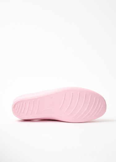 Chaussons mules largeur confort imprimés Rose