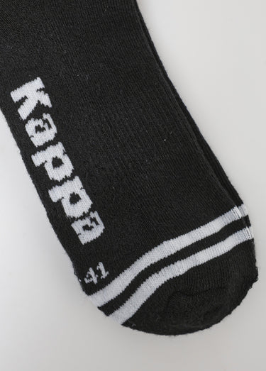 Lot de 2 Chaussettes techniques à côtes Noir