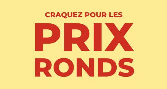Prix ronds