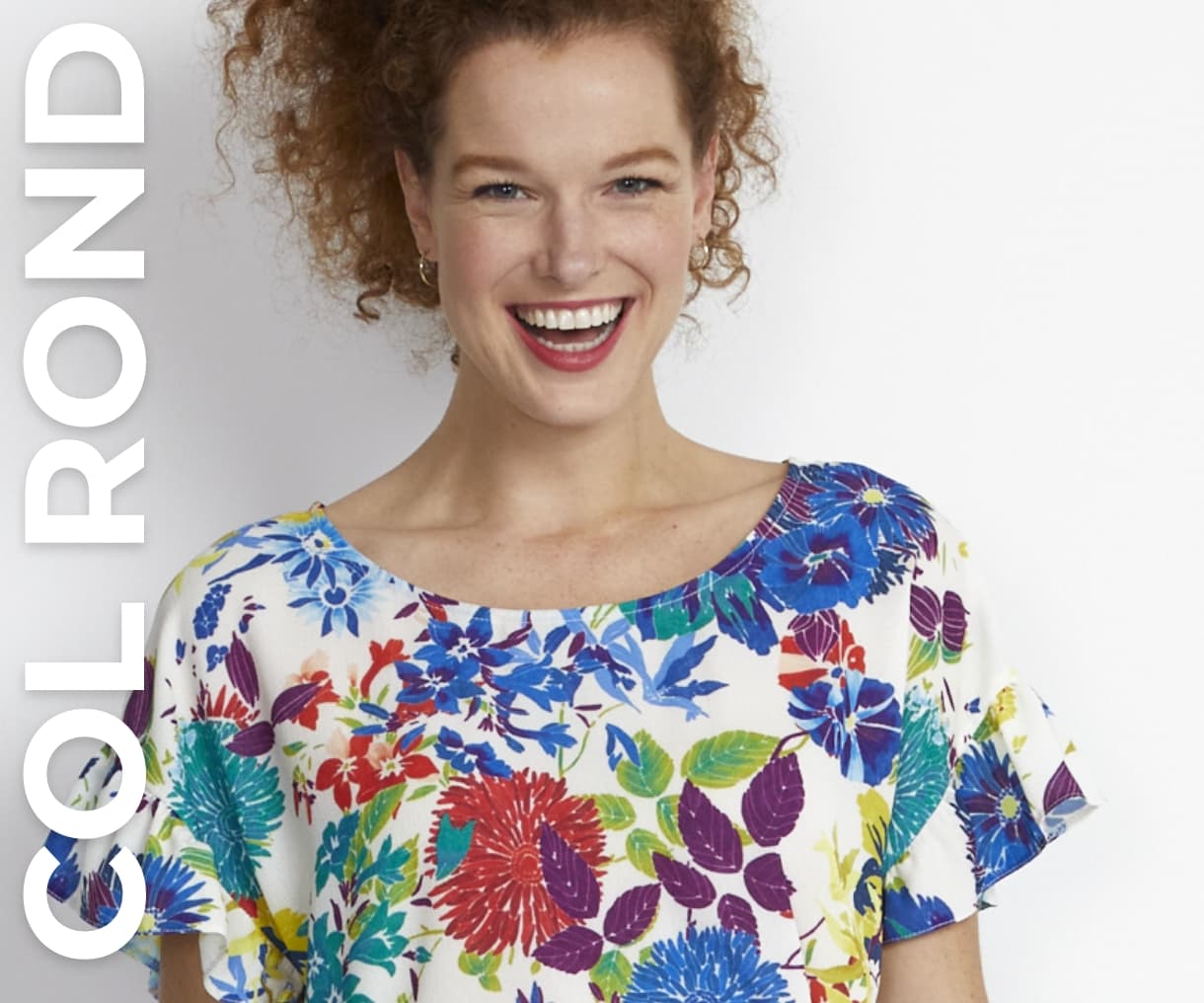 Robe col rond