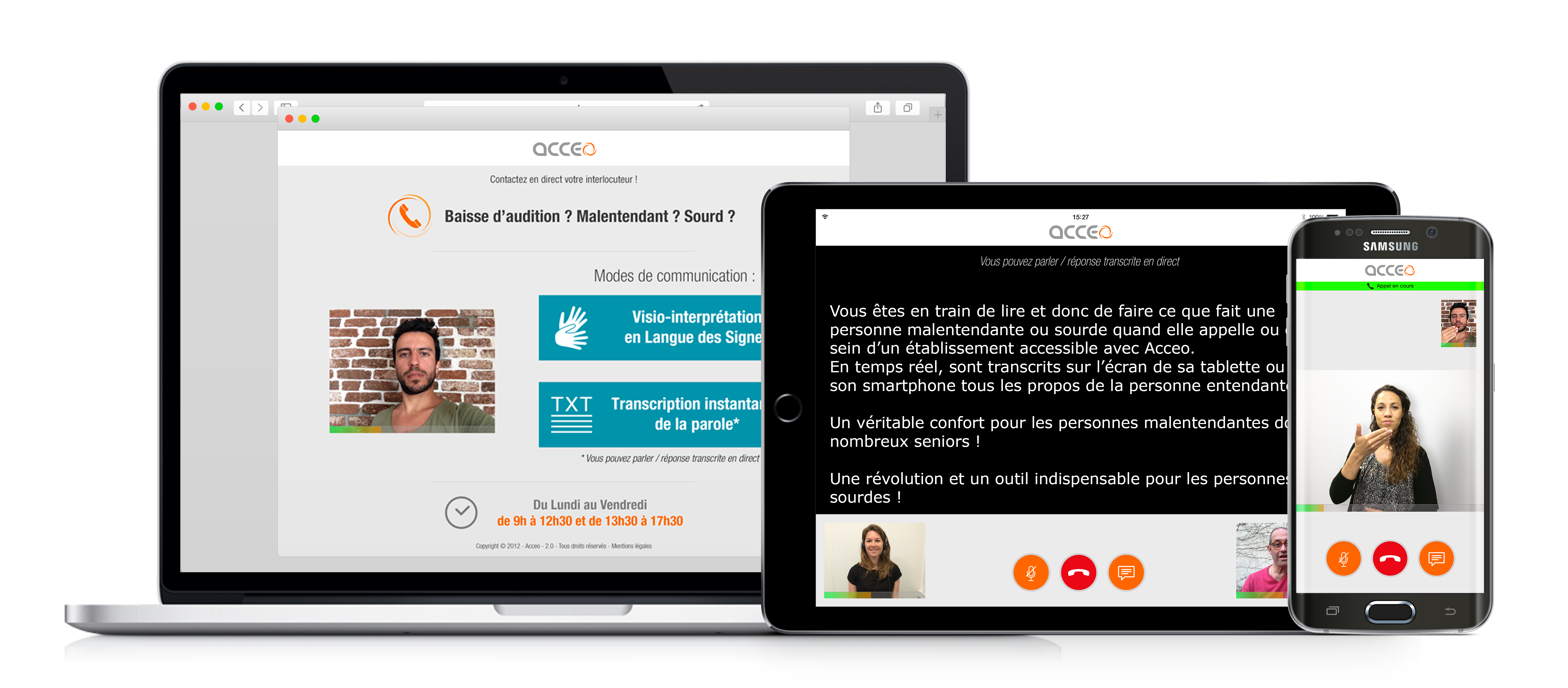 Acceo, accessibilité pour les sourds ou malentendants