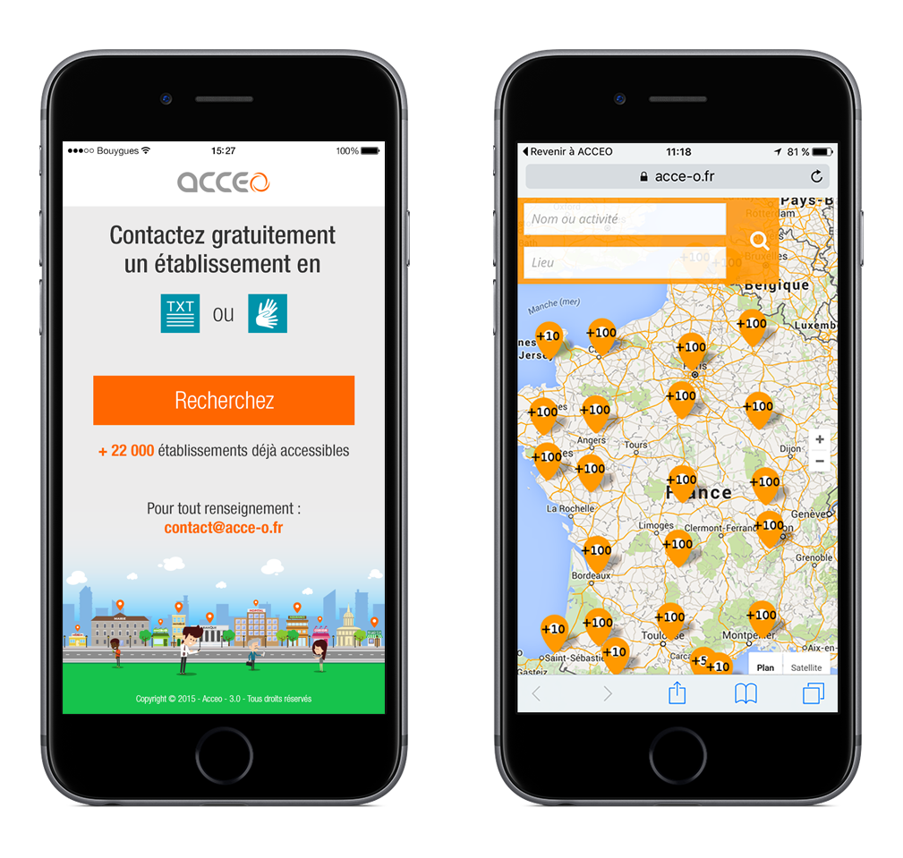 Acceo, accessibilité pour les sourds ou malentendants