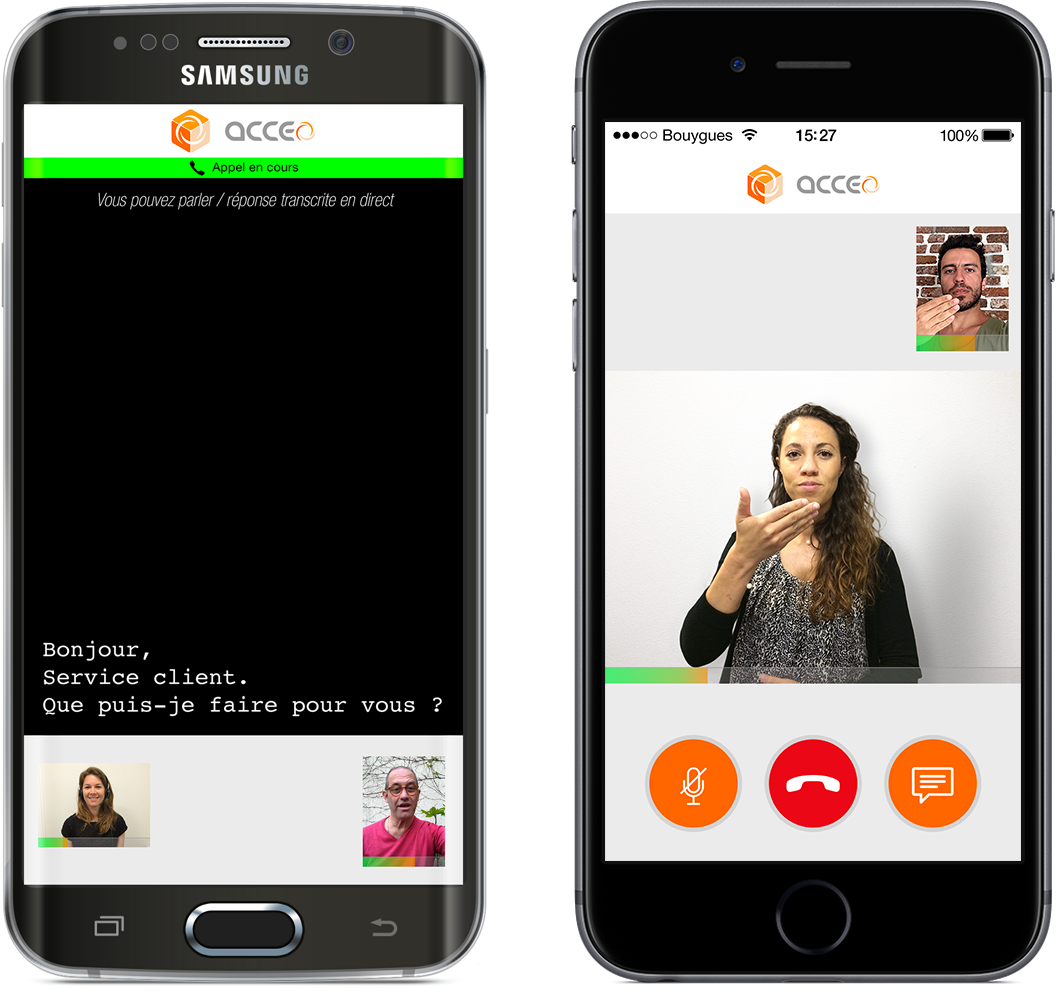 Acceo, accessibilité pour les sourds ou malentendants