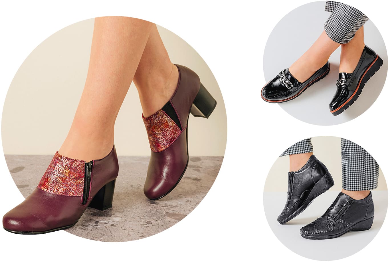 Leather shoes
