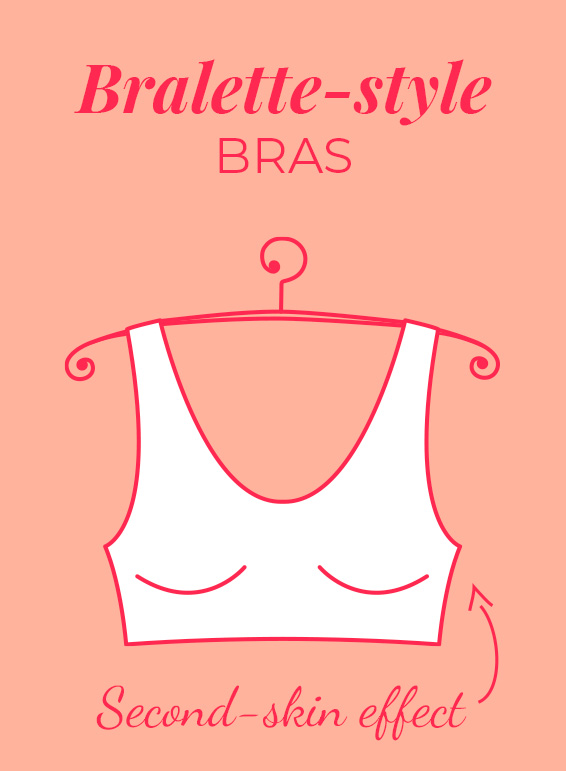 Bralette style bras