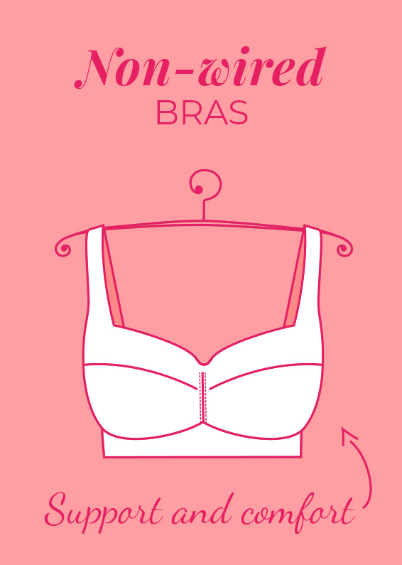 Non-wired bras