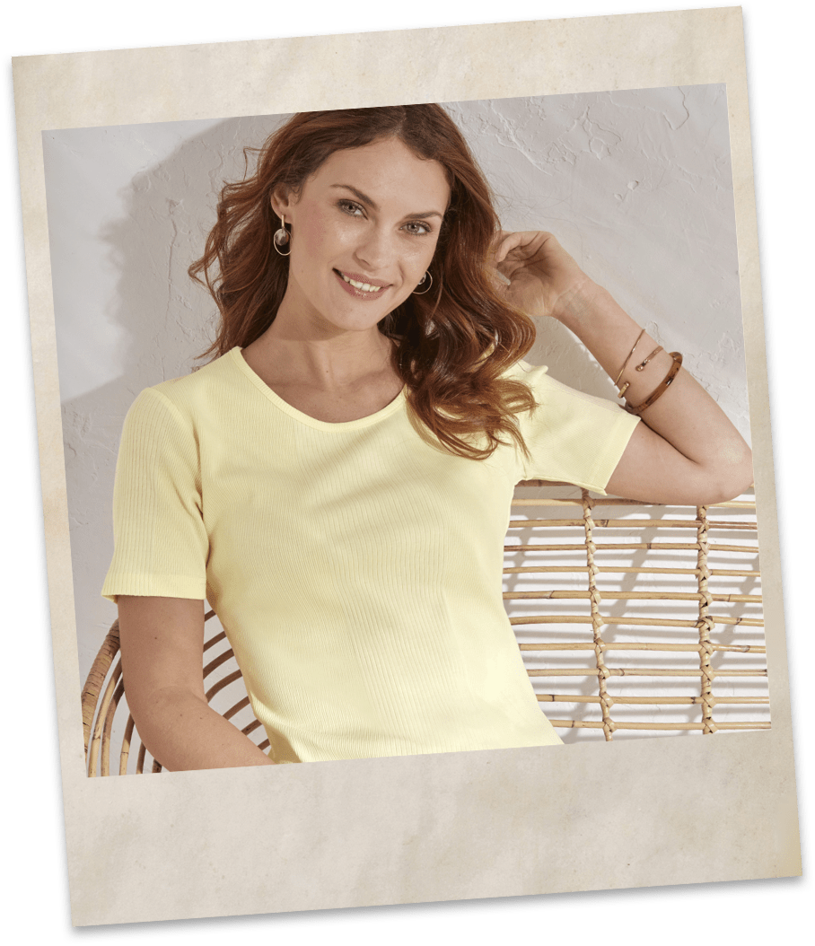 T-shirt with rounded neckline CENCI
